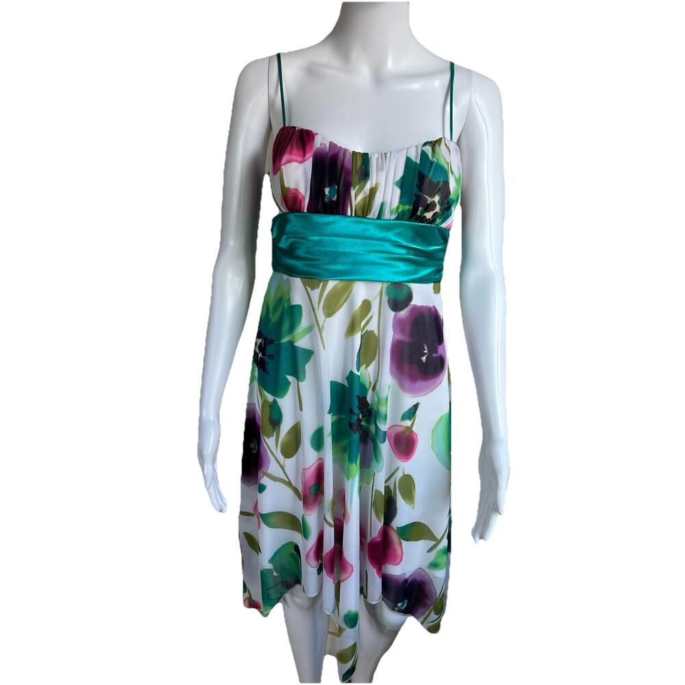 ▶️ Speechless Floral Empire Waist Dress Women S Handkerchief Hem Wedding Guest